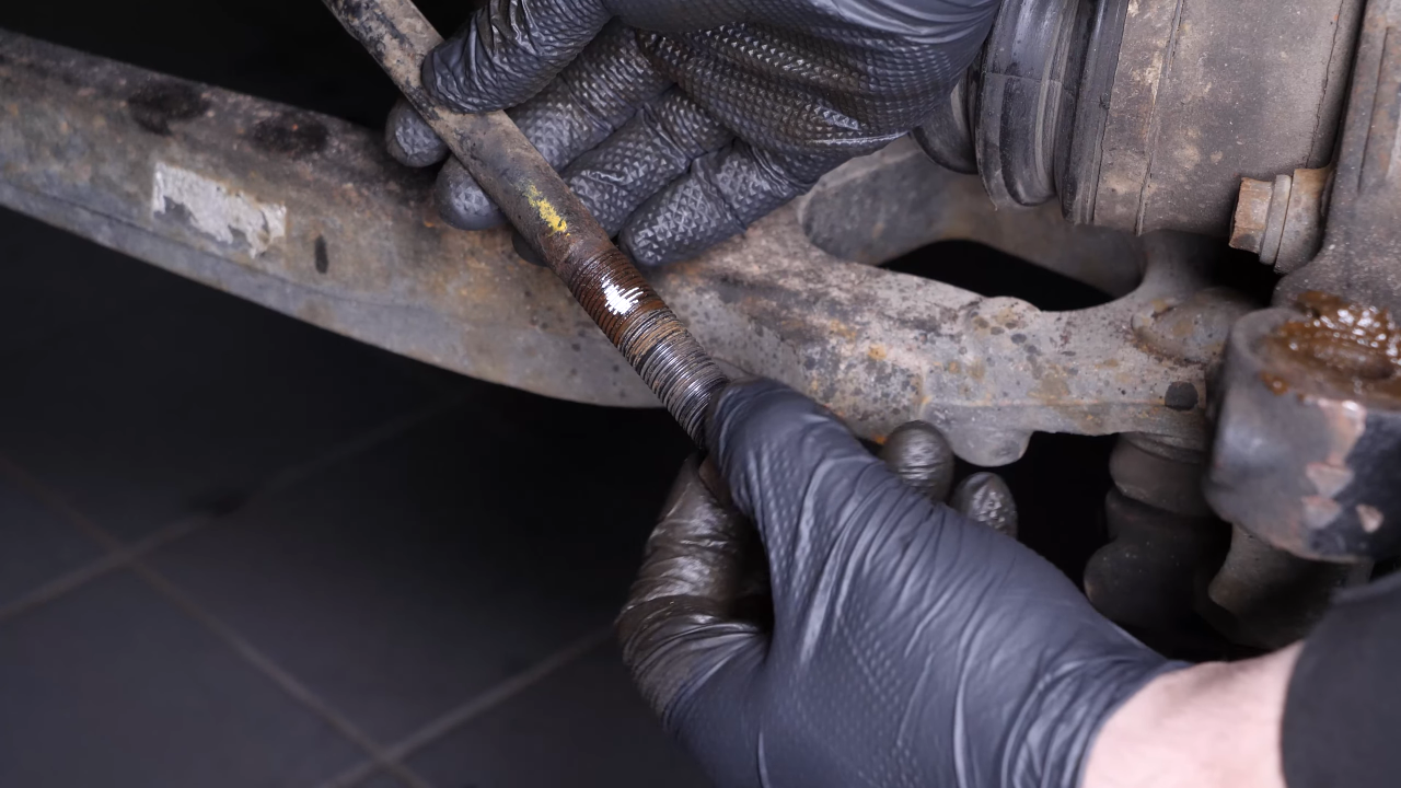 Remove the locknut