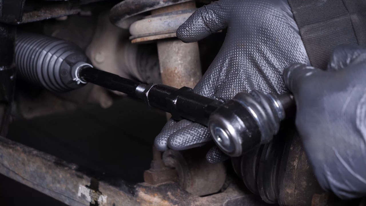 Install the new outer tie rod