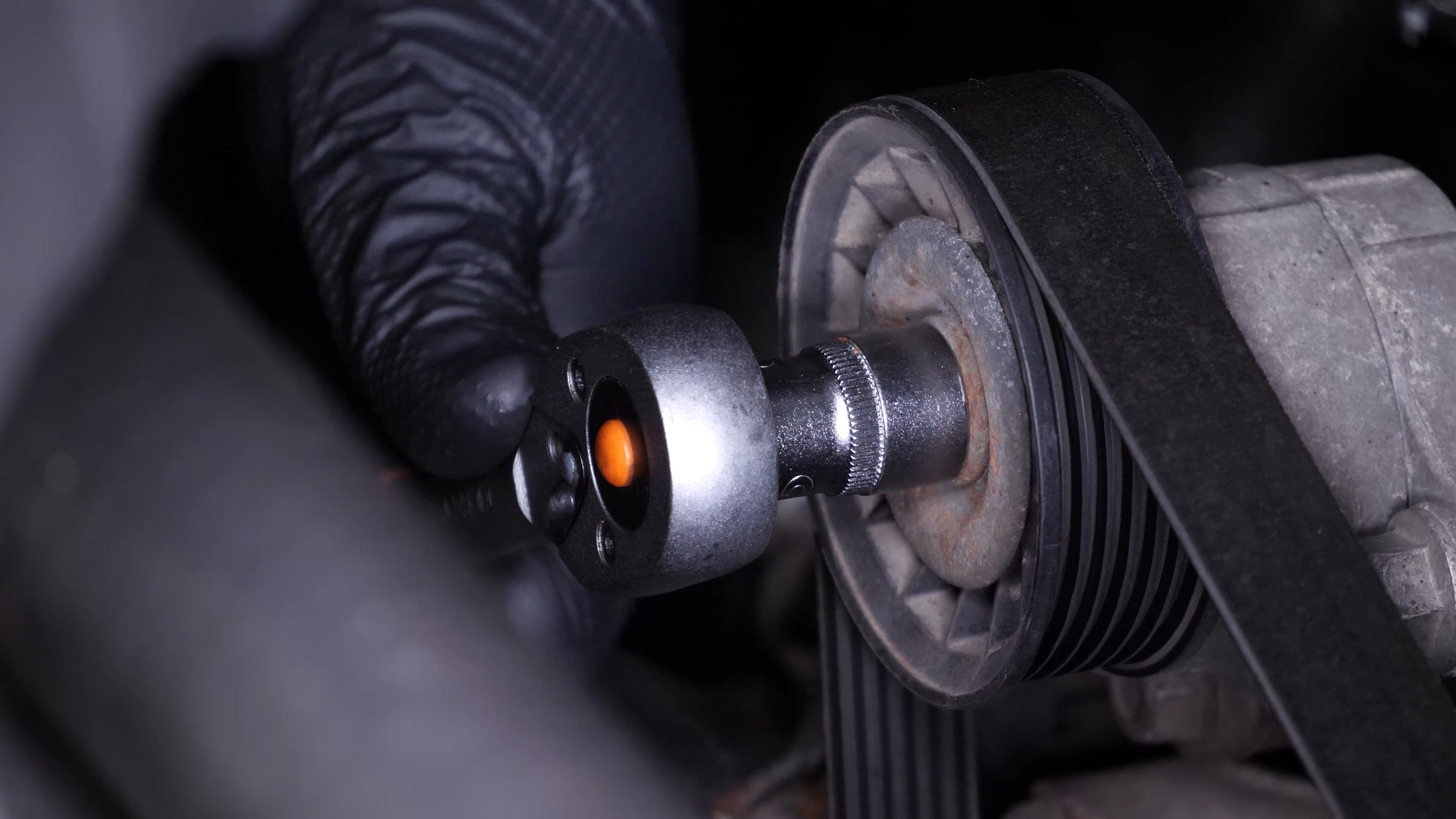 Remove the serpentine belt