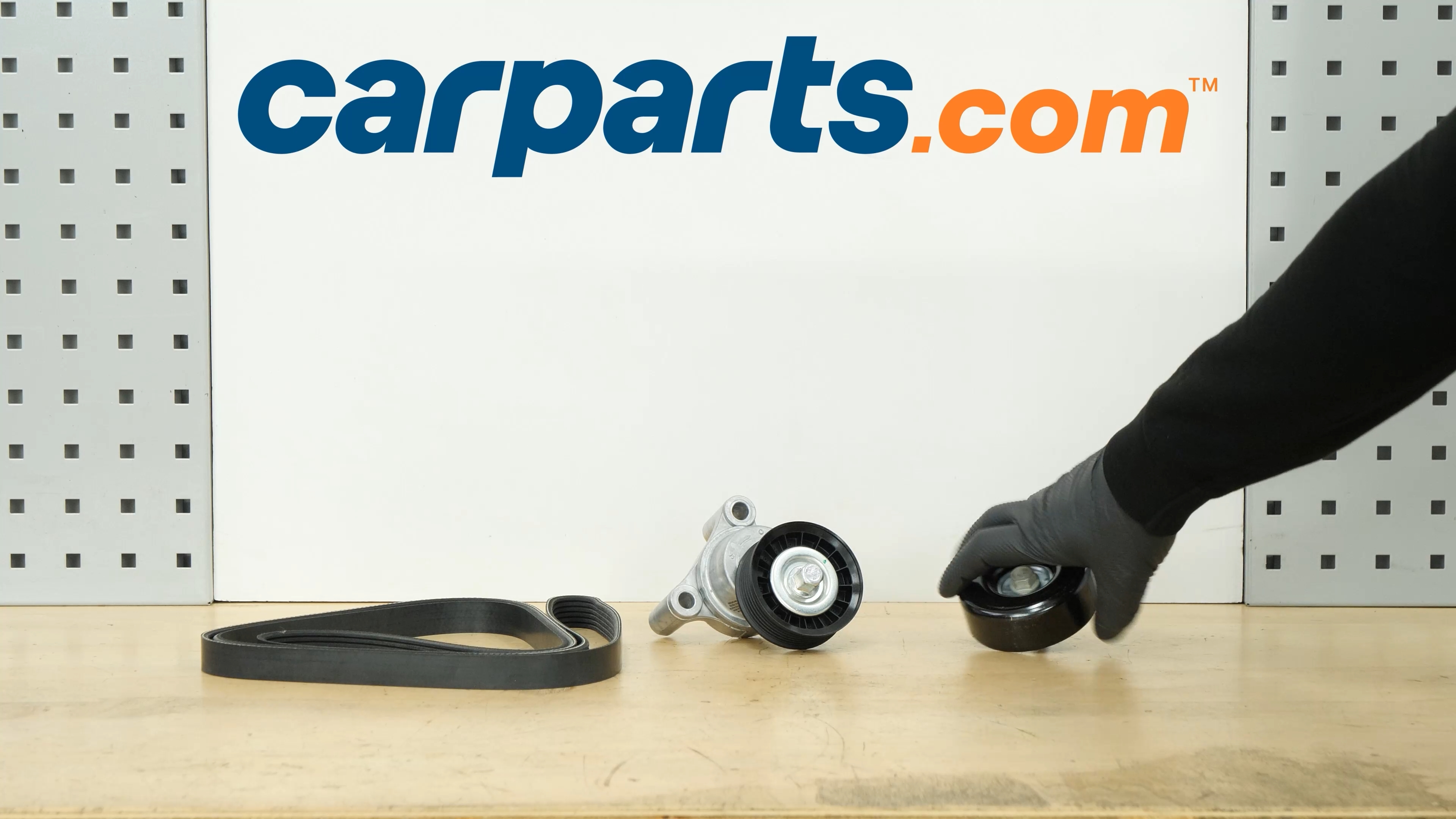 Install the idler pulley