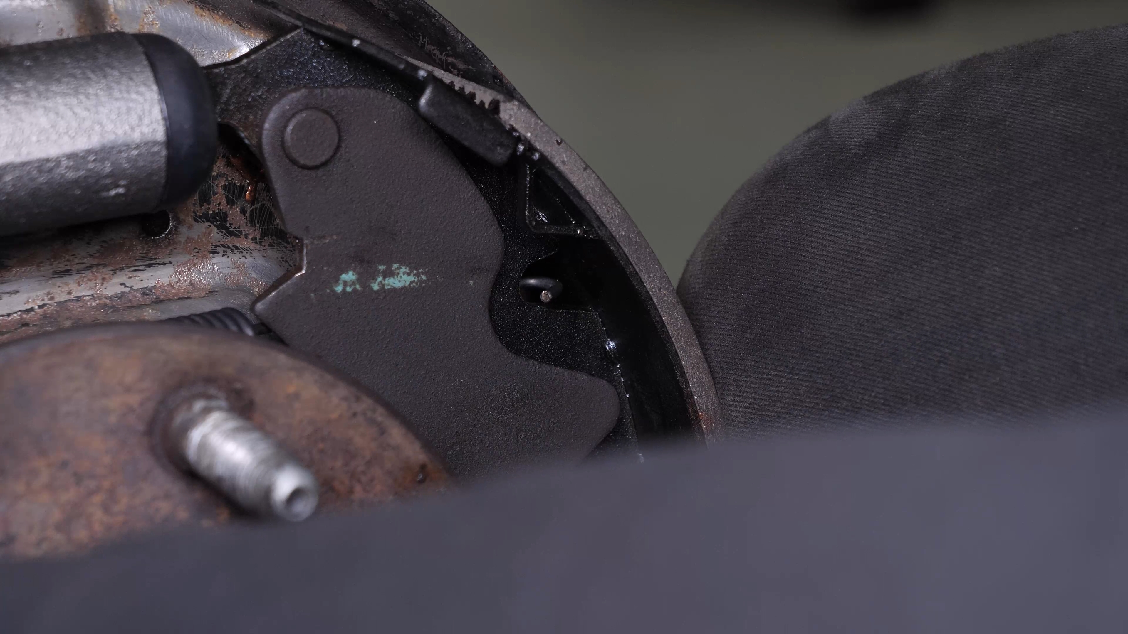 Install the new brake shoes