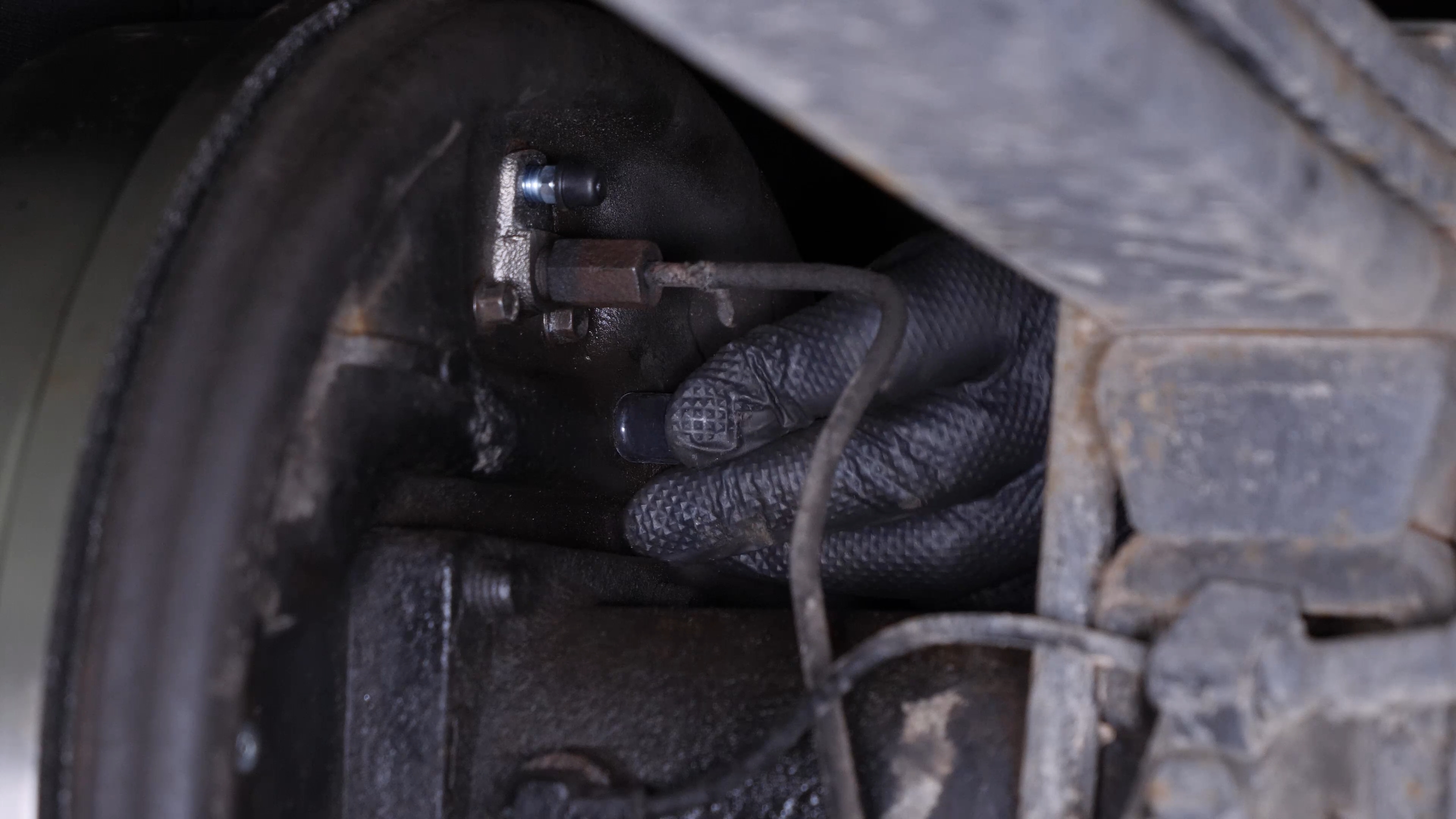 Install the new drum brakes