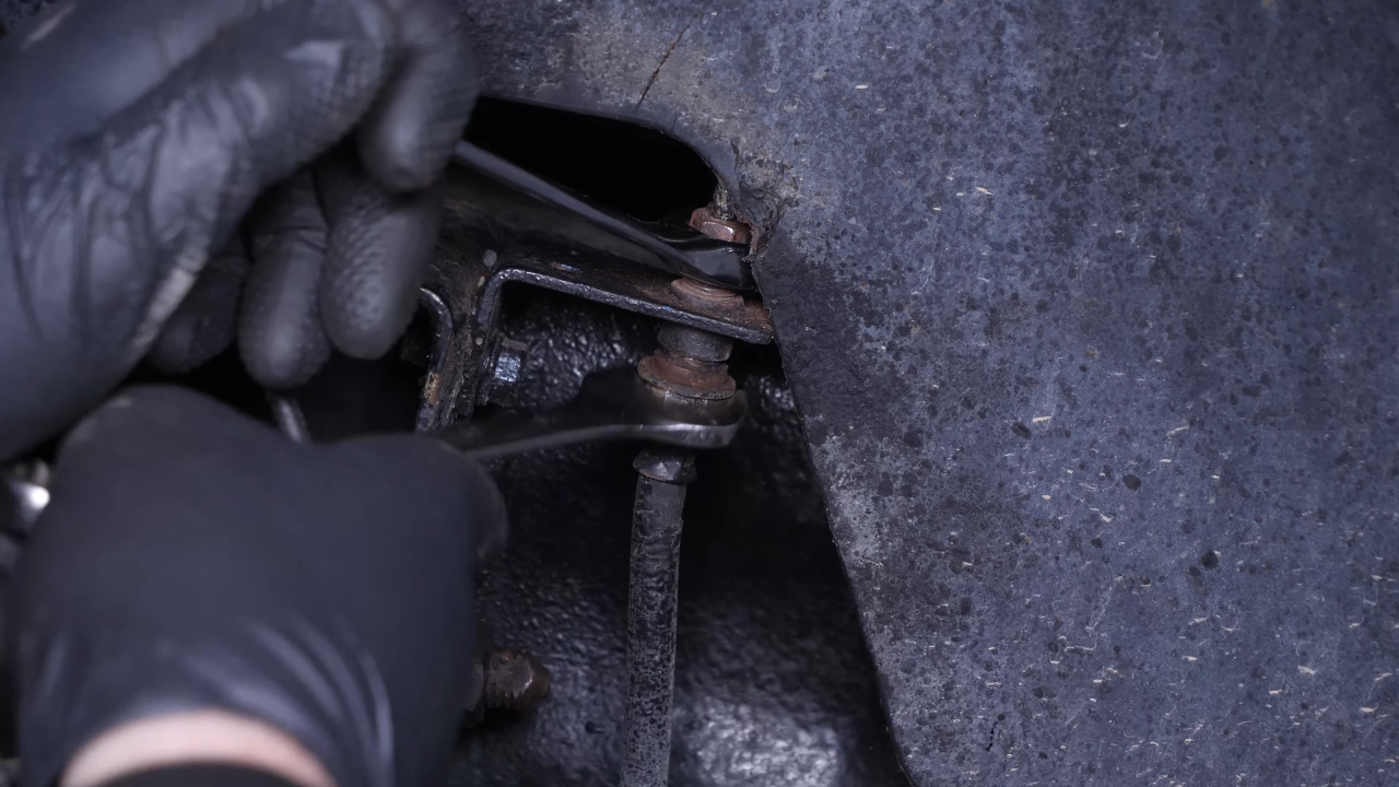 Remove the brake hose
