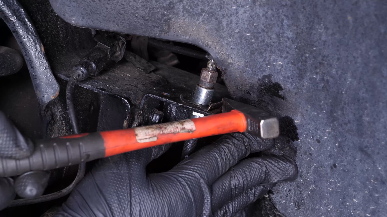 Install the new brake hose