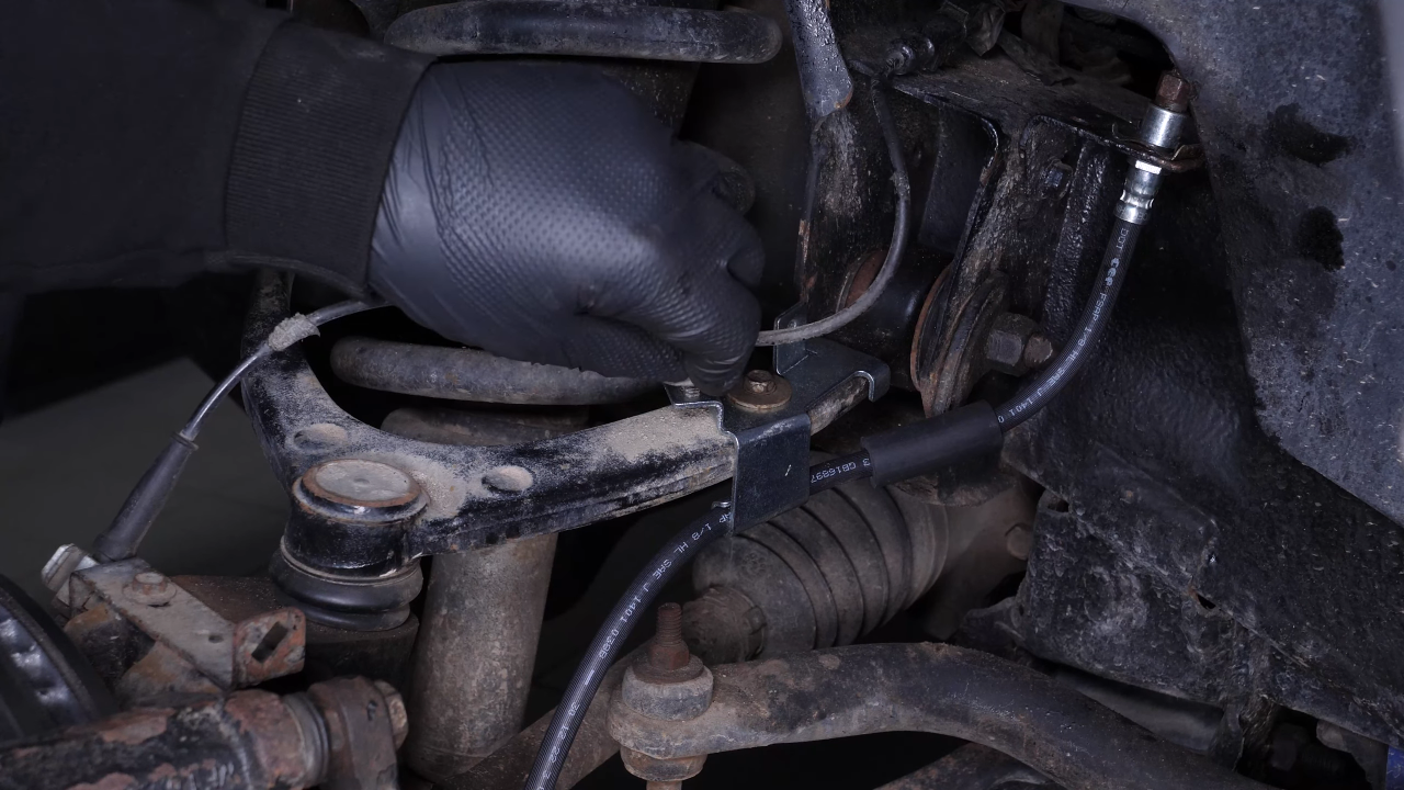 Put the ABS sensor back