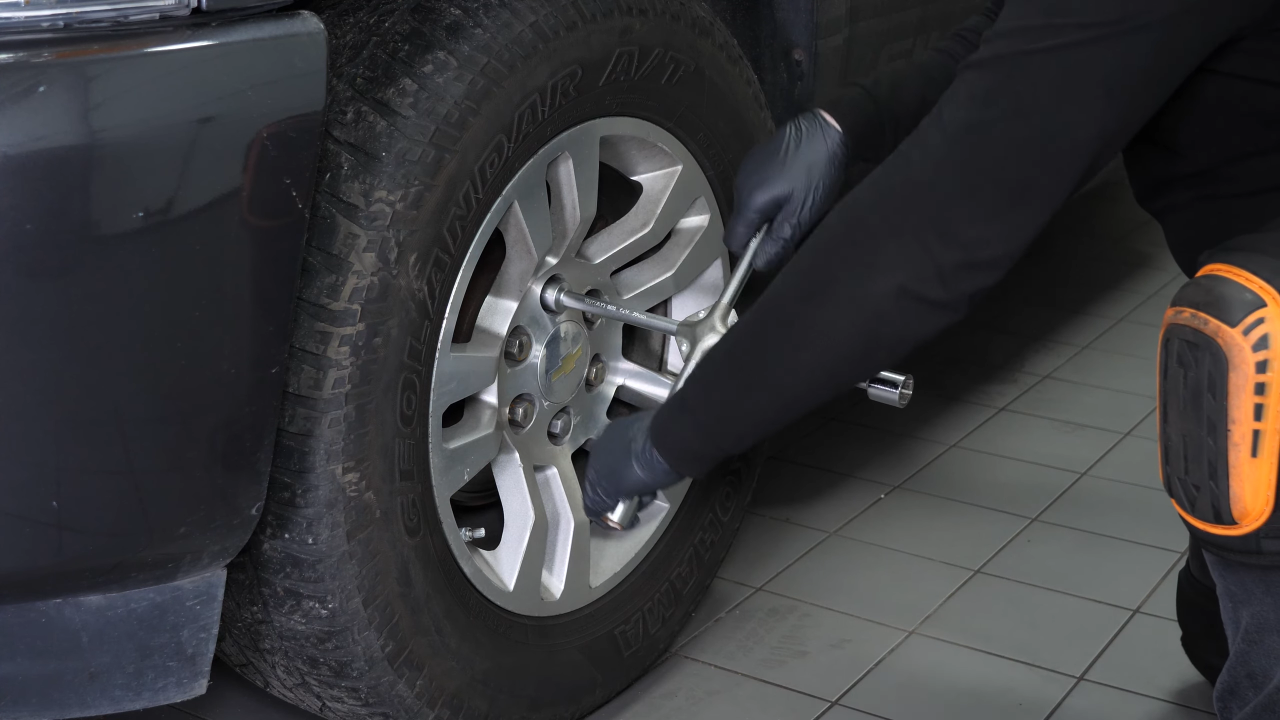 Lift the vehicle
