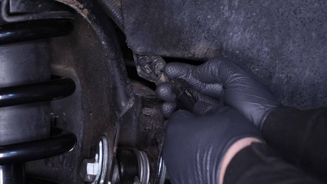 Reconnect the ABS sensor connector