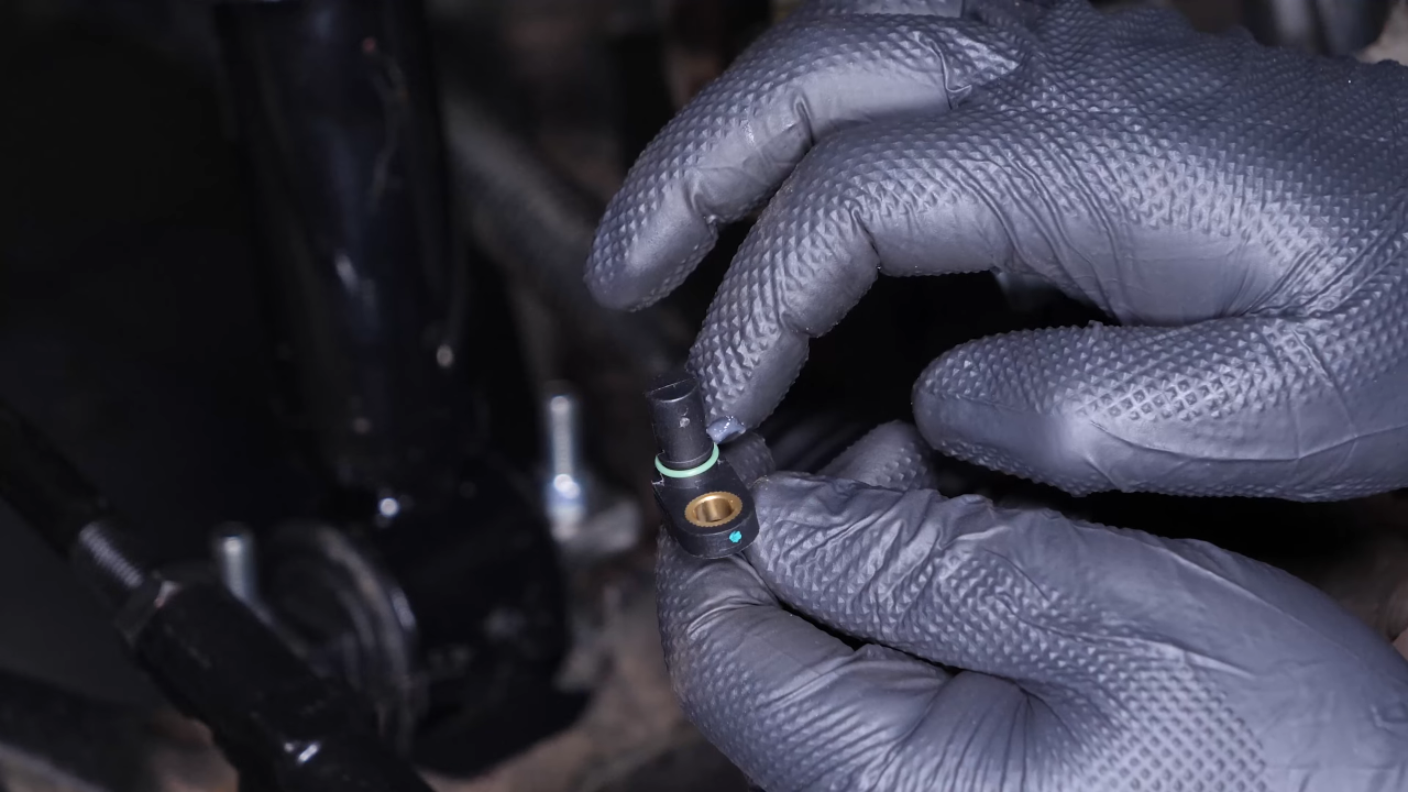 Install the ABS sensor