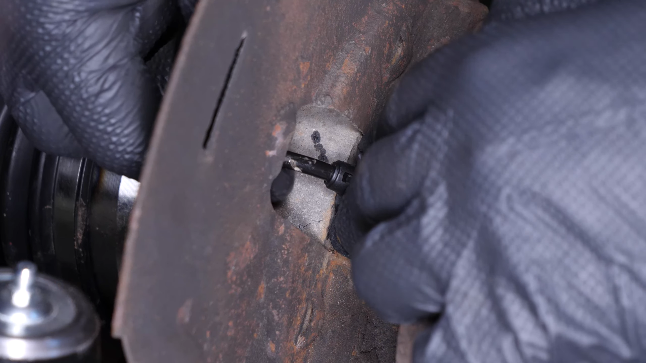 Install the ABS sensor