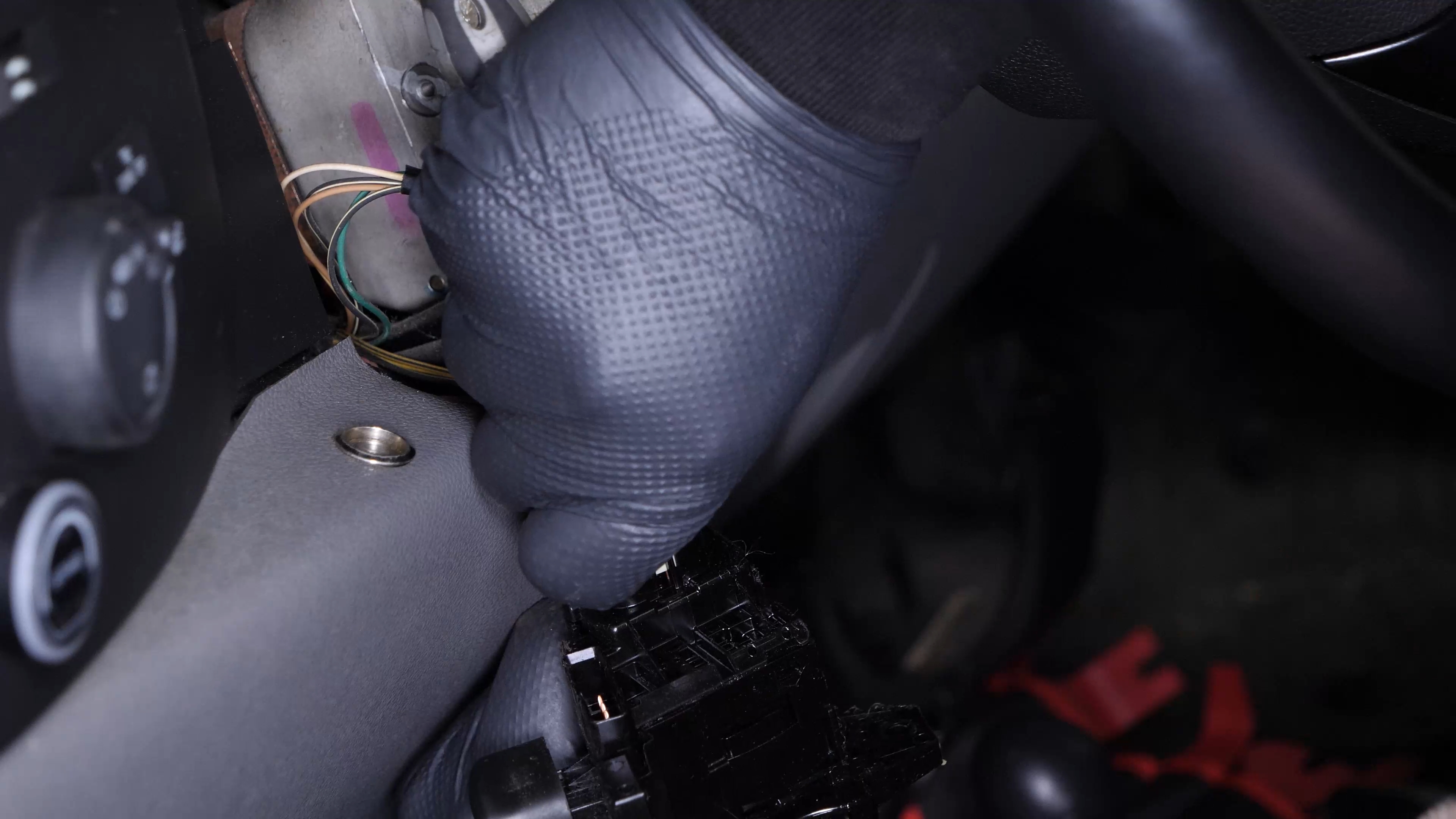 Remove the turn signal switch