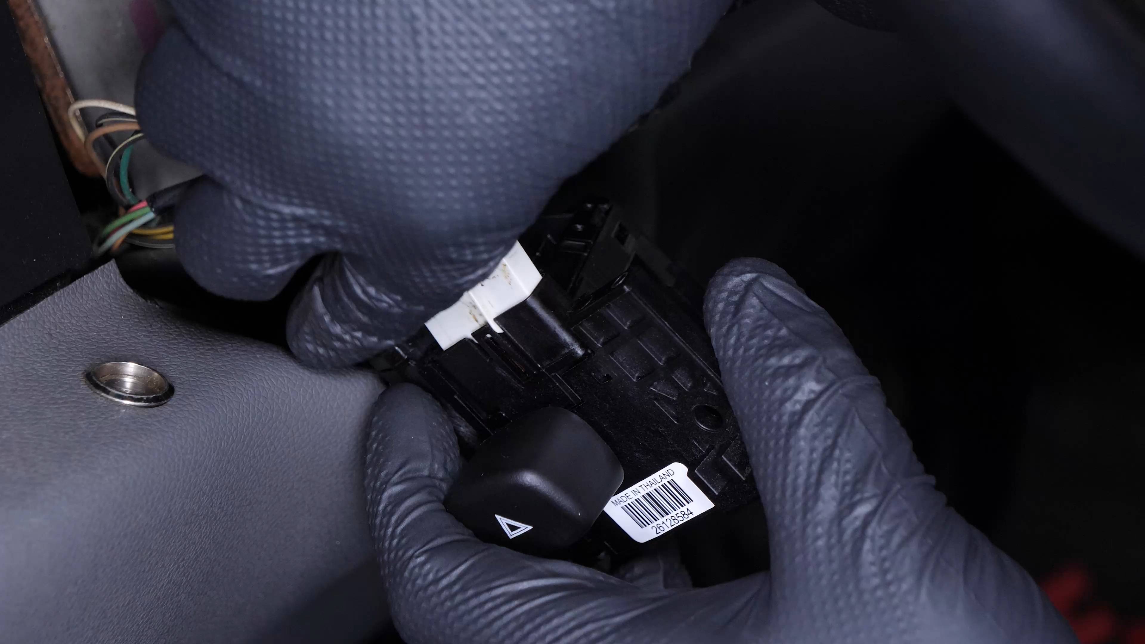 Put the turn signal switch back