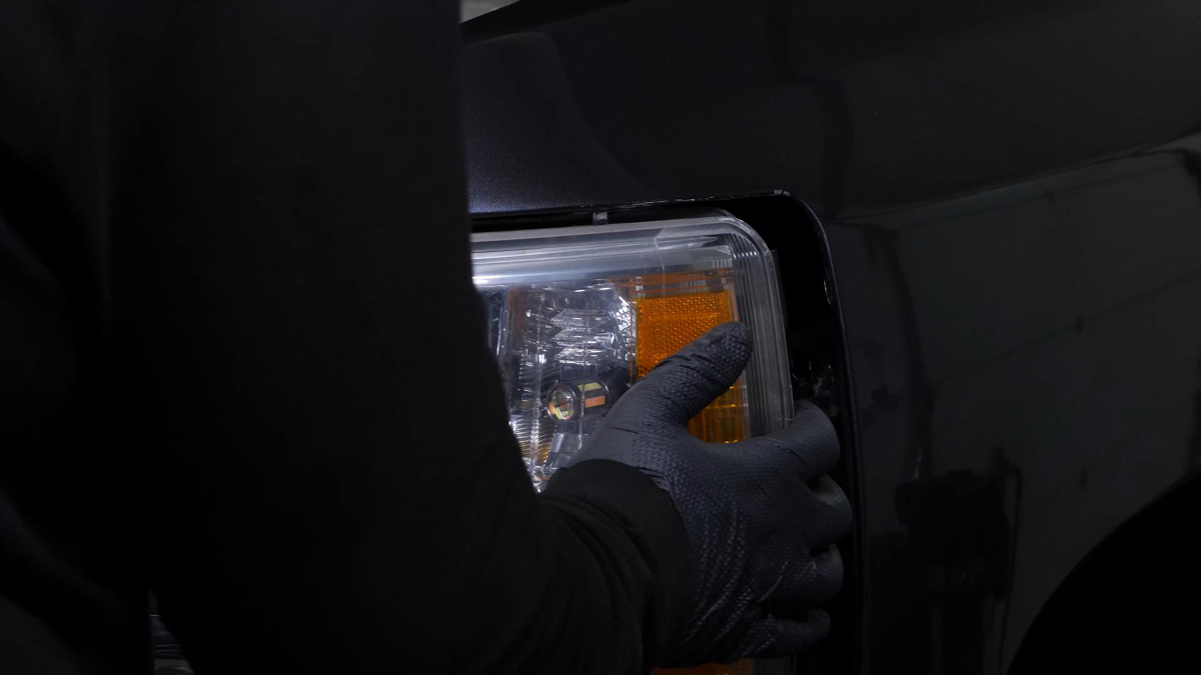 Put the headlight housing back