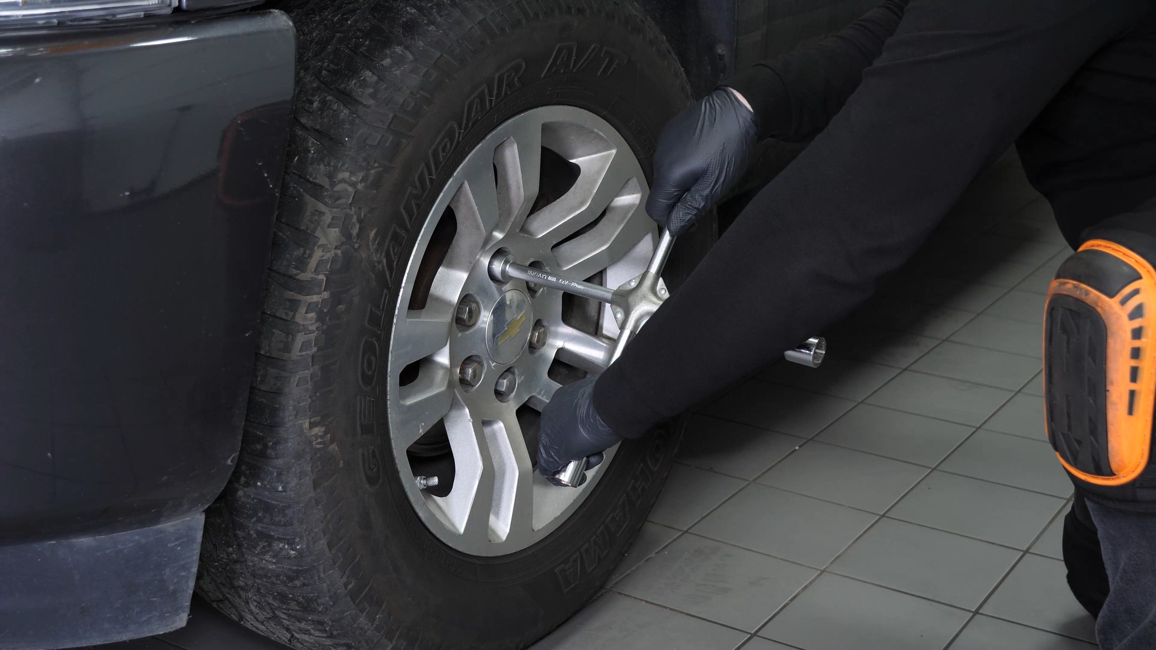 Lift the vehicle