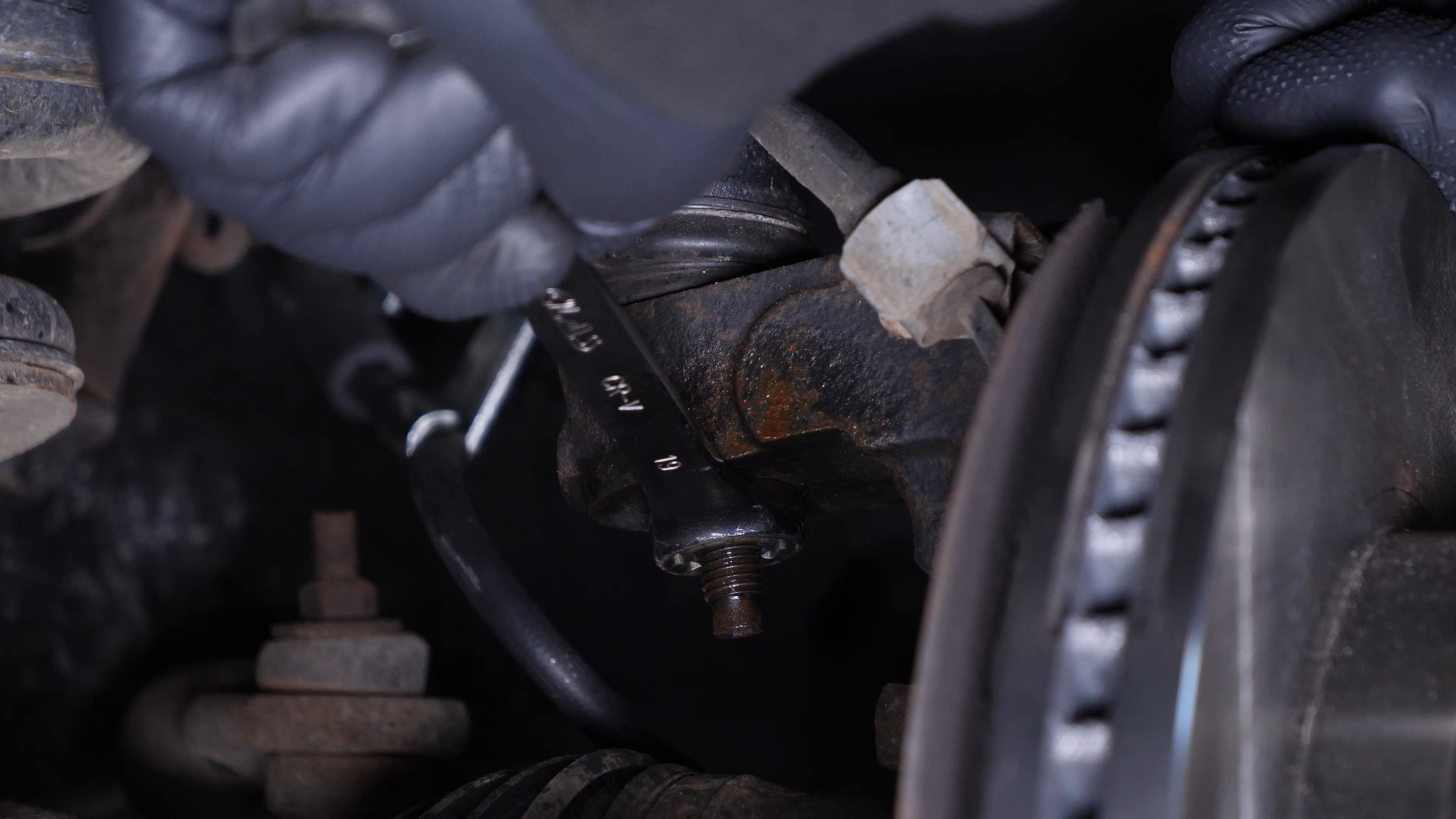 Remove the control arm ball joint