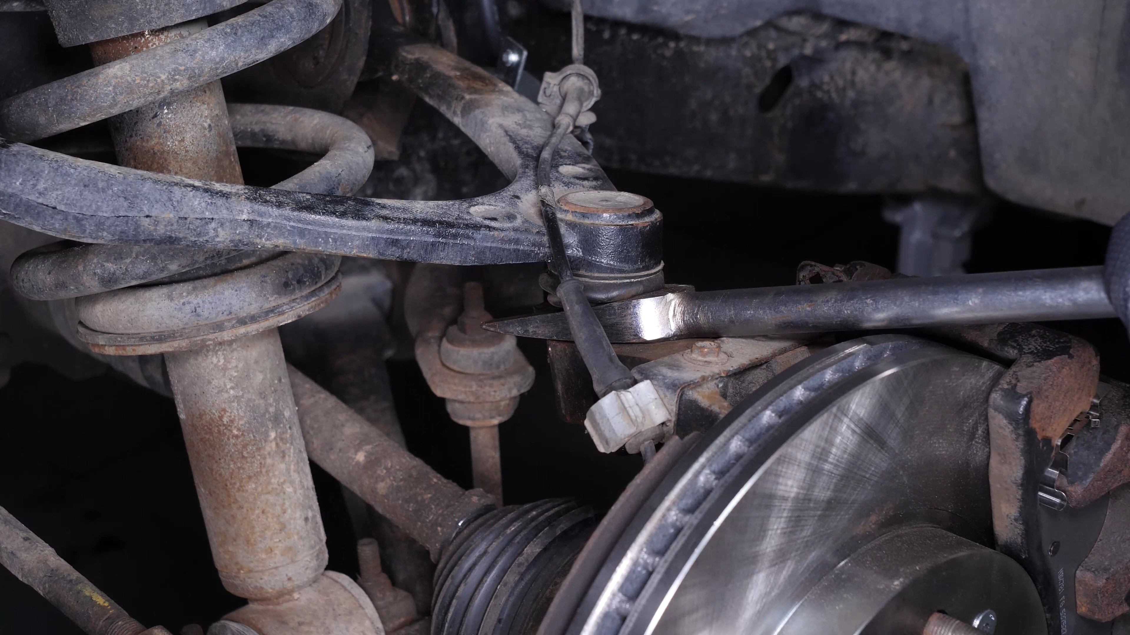 Remove the control arm ball joint