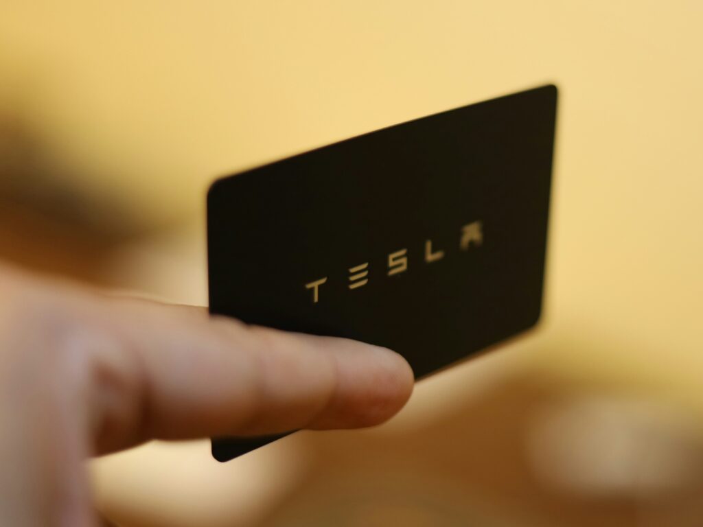 tesla key card