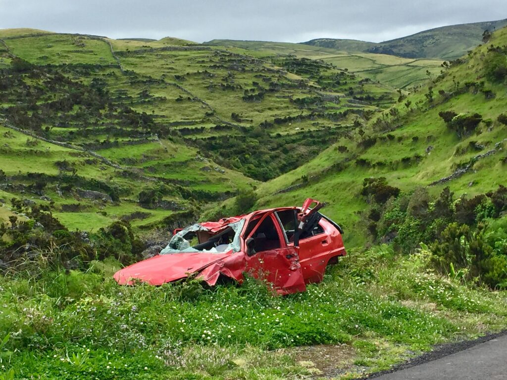 totaled car