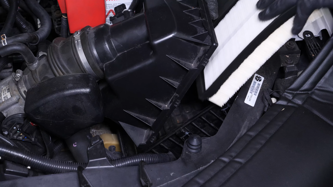 Install the new filter