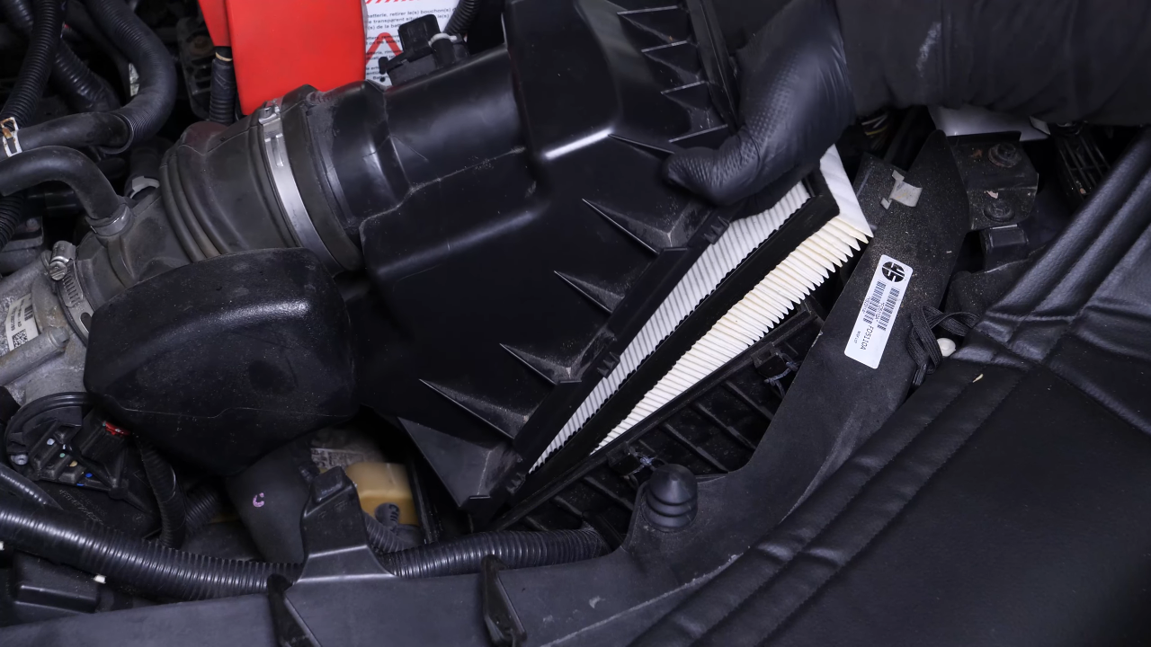 Install the new filter