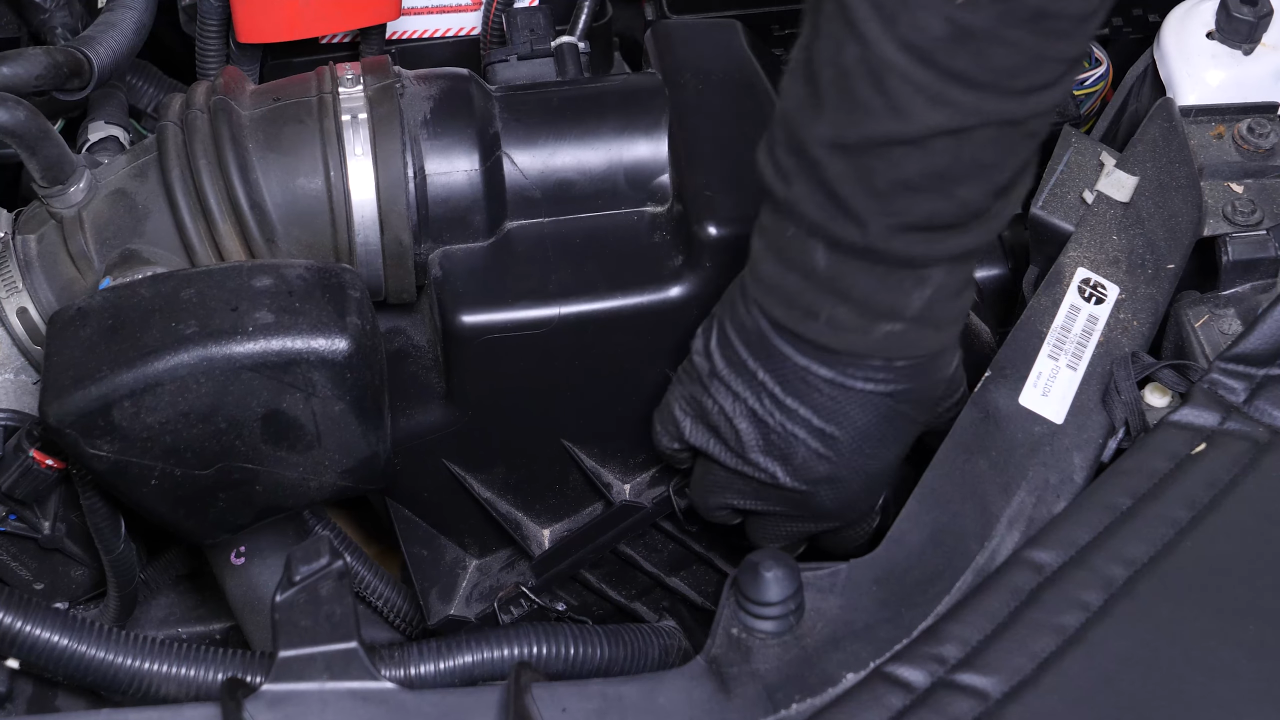 Install the new filter