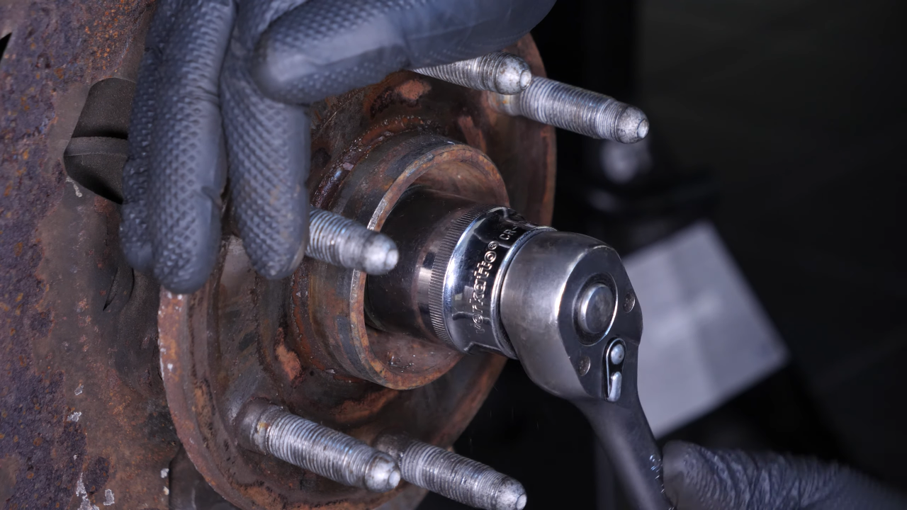 Remove the wheel hub