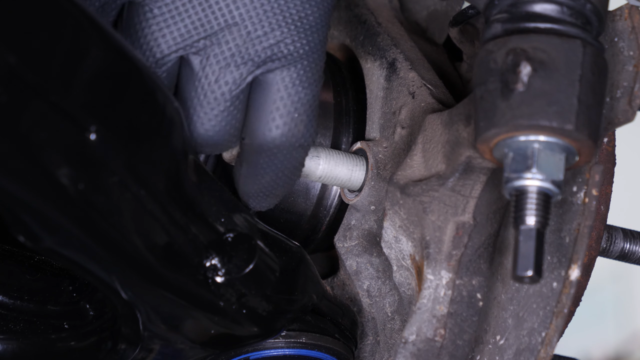 Remove the wheel hub