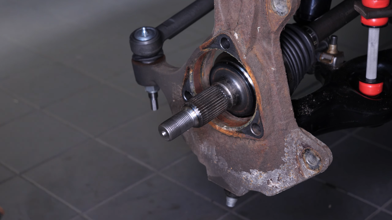 Remove the wheel hub
