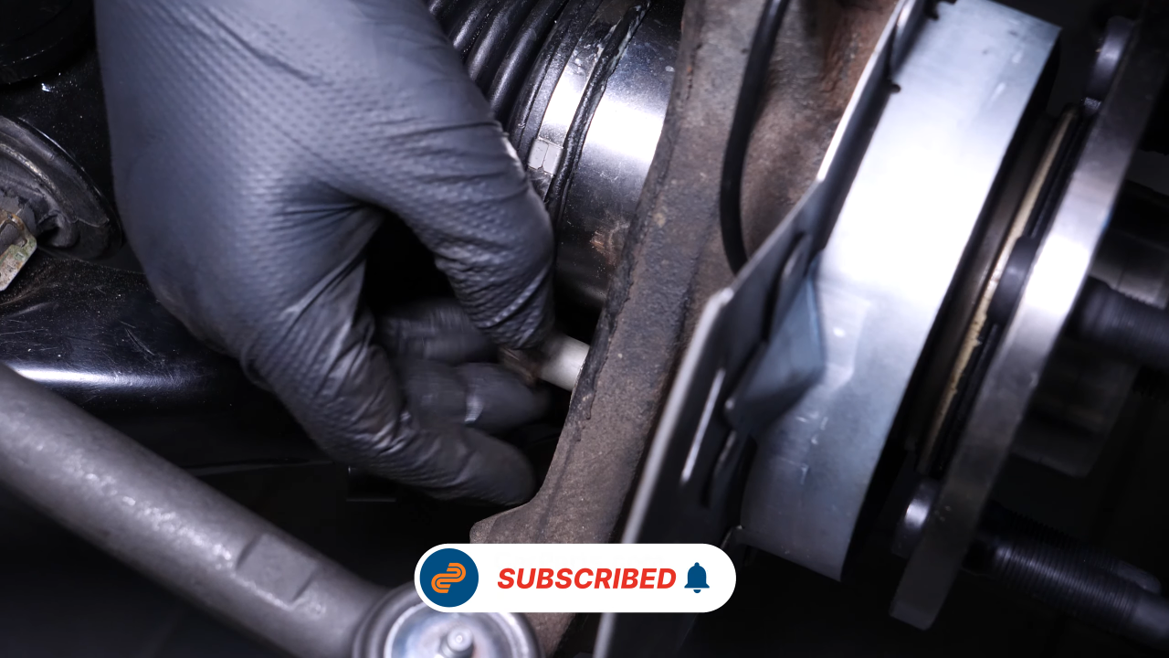 Put the wheel hub back  