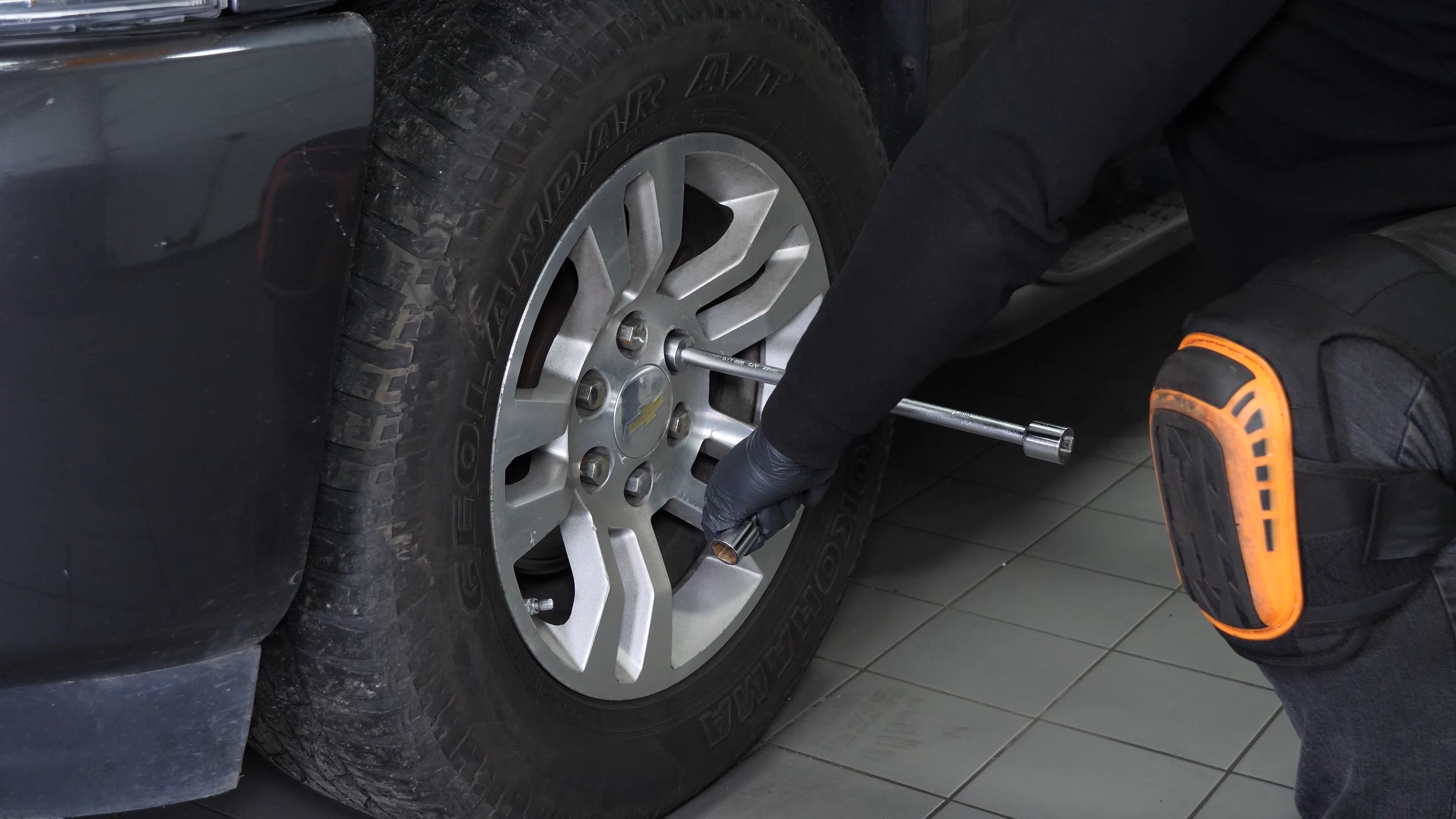 Put the vehicle back on the ground