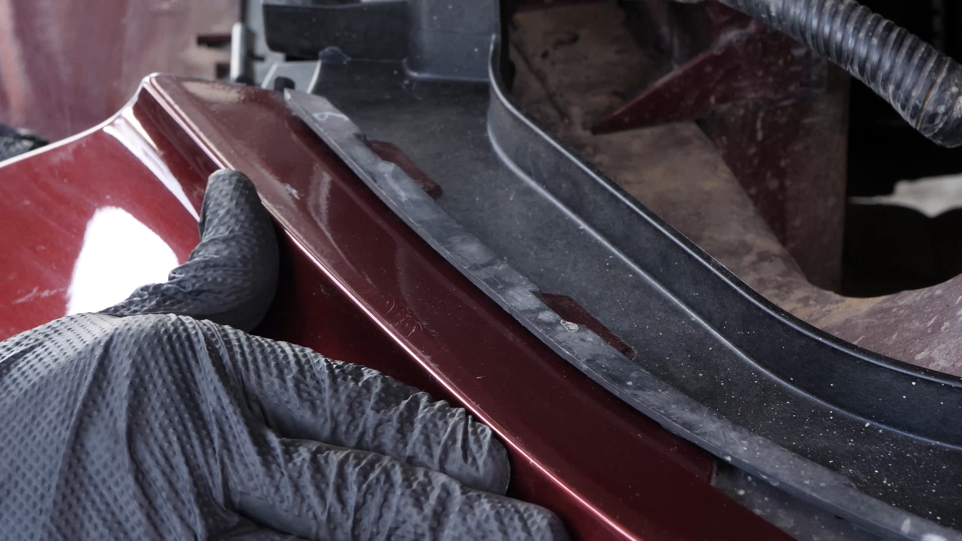 Reinstall the bumper cover