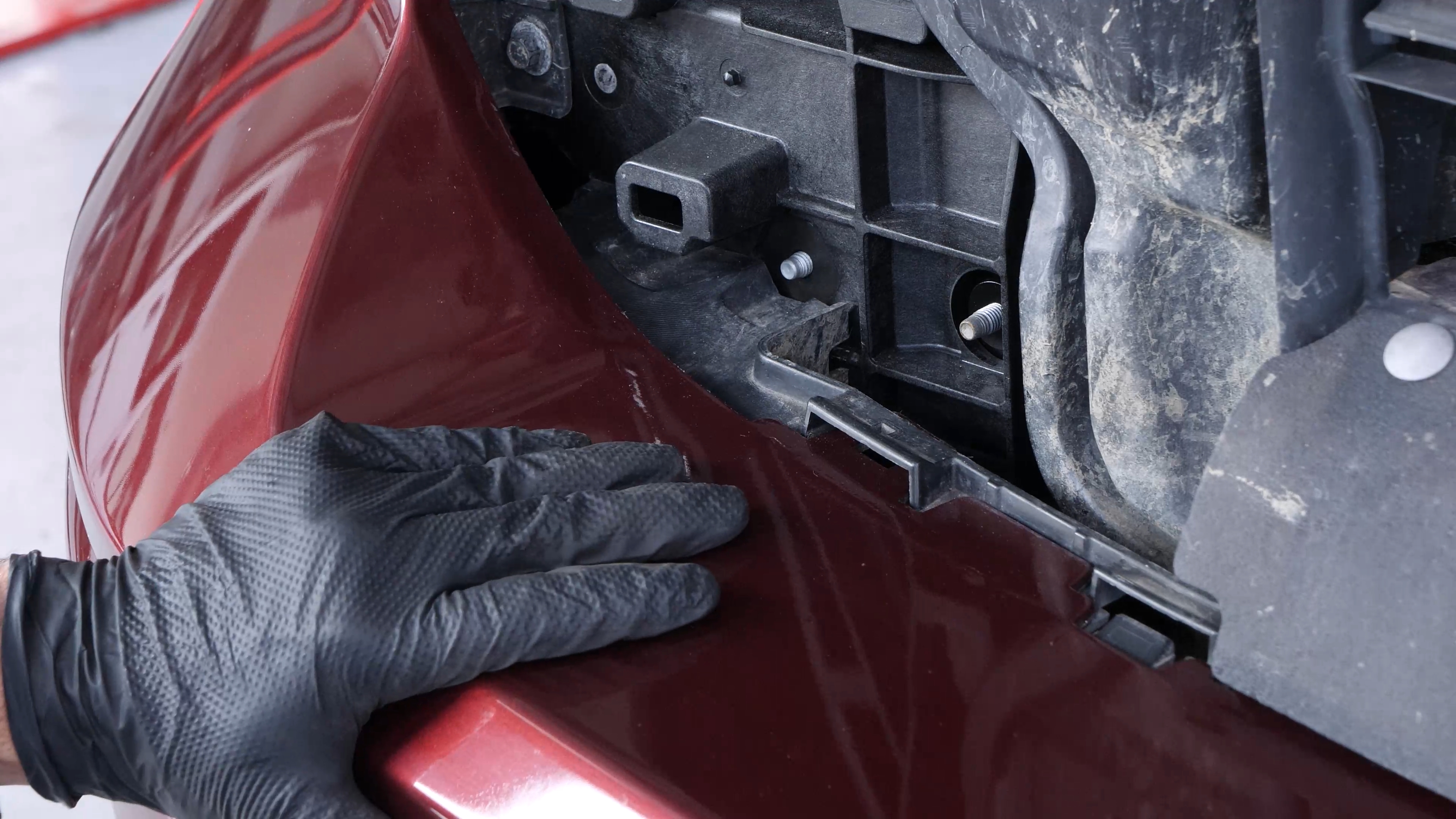 Reinstall the bumper cover