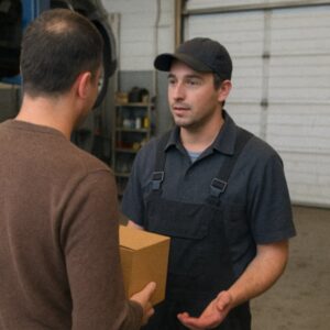 bringing your own parts to a shop