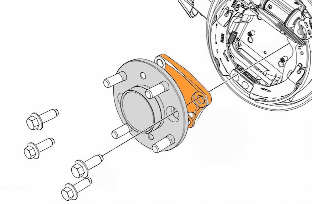rear wheel hub diagram
