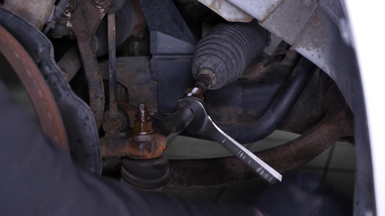Remove the outer tie rod