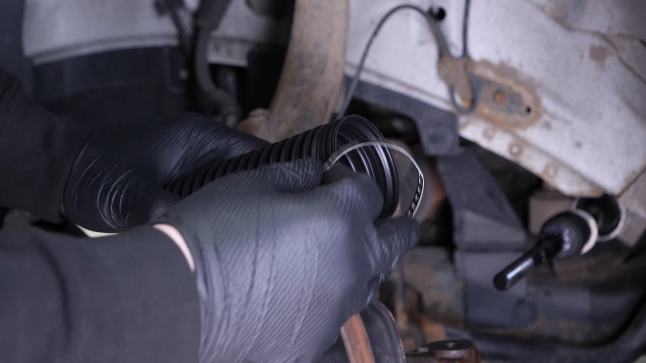 Install the protective sleeve