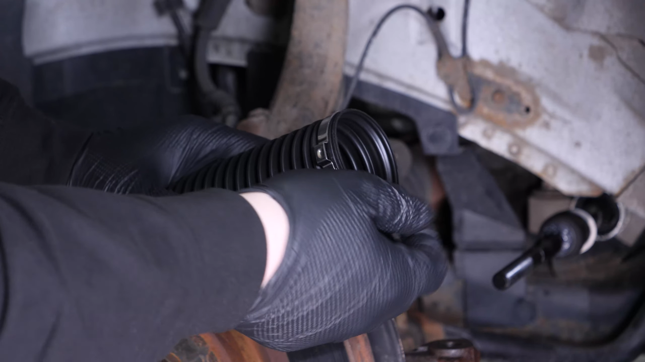 Install the protective sleeve