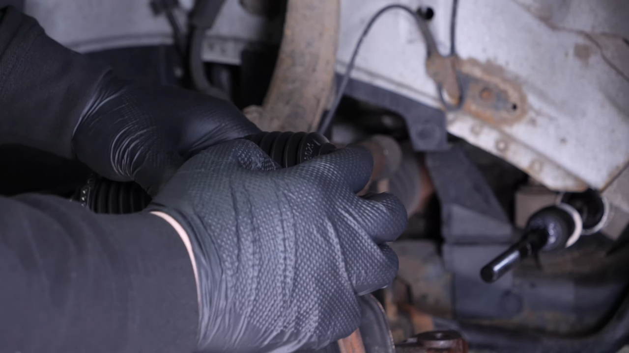 Install the protective sleeve