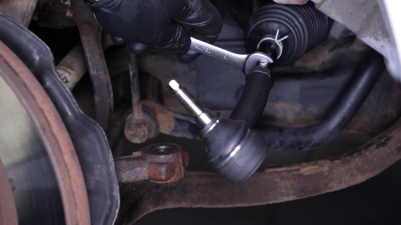 Install the new outer tie rod