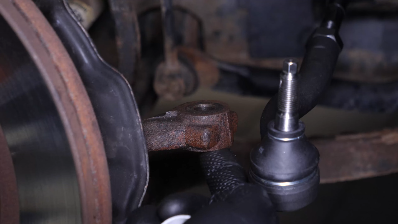 Install the new outer tie rod