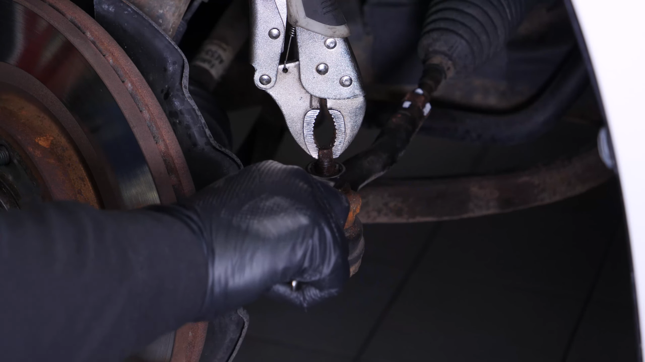 Remove the outer tie rod