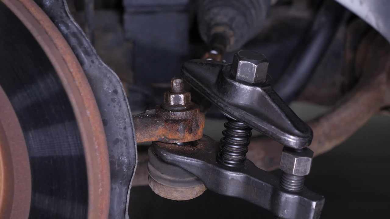 Remove the outer tie rod