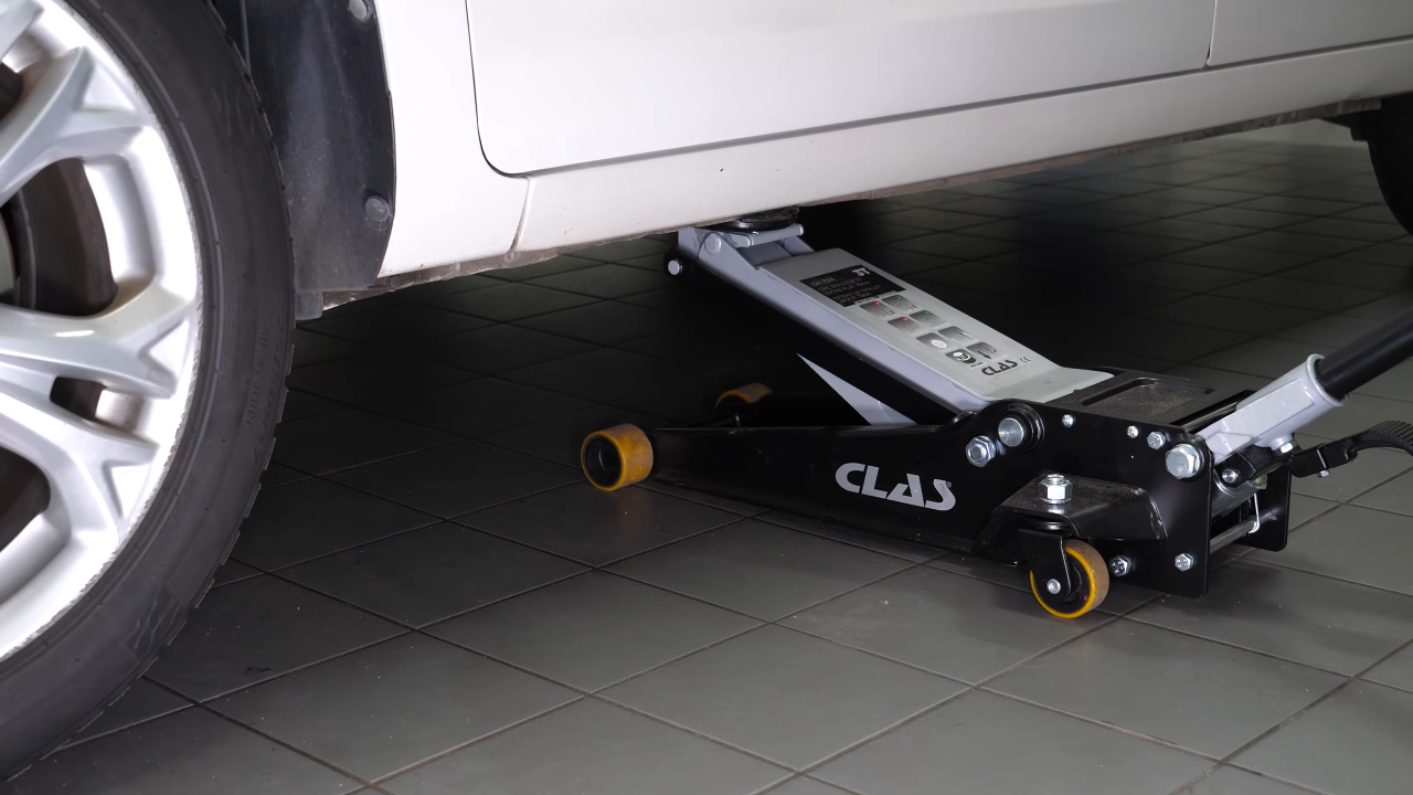 Put the vehicle back on the ground