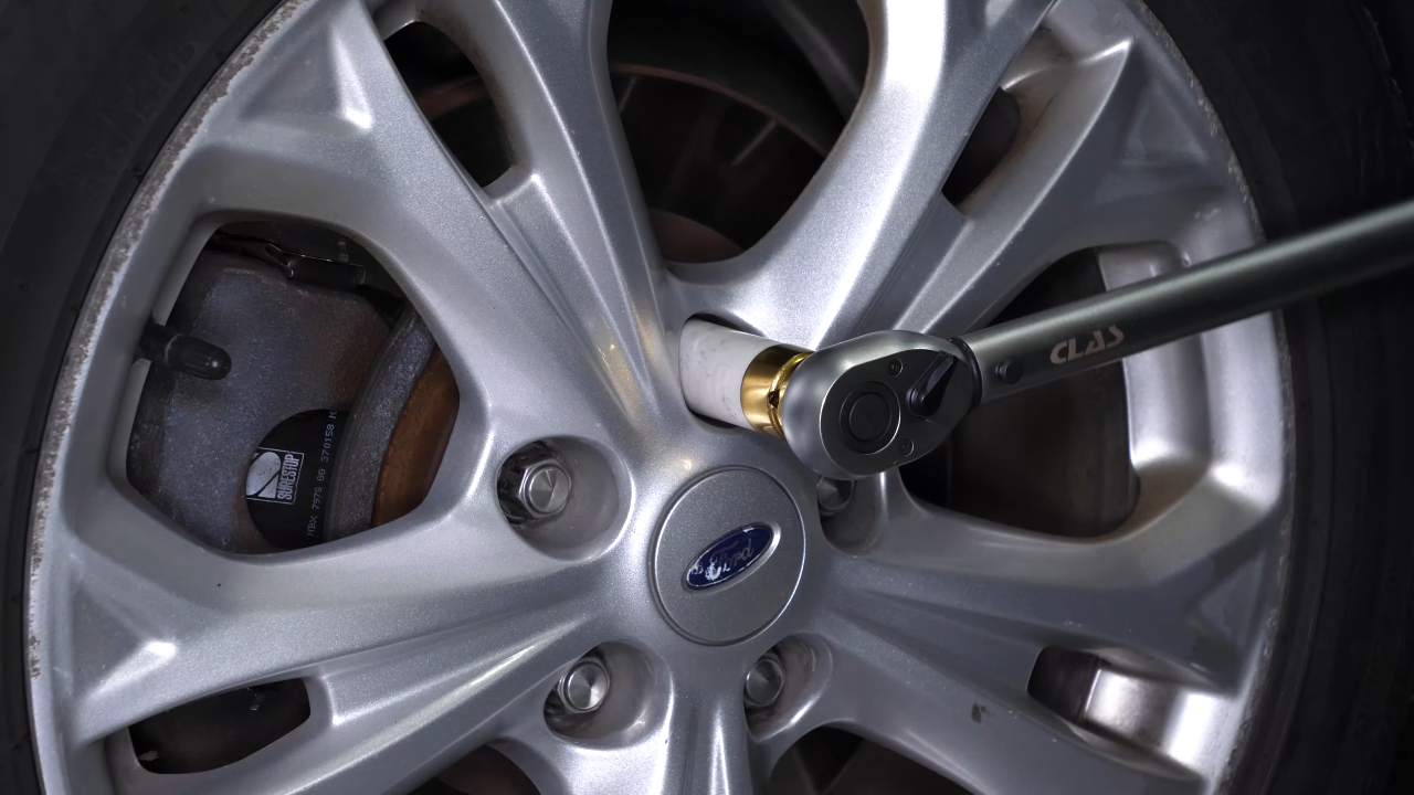 Put the vehicle back on the ground