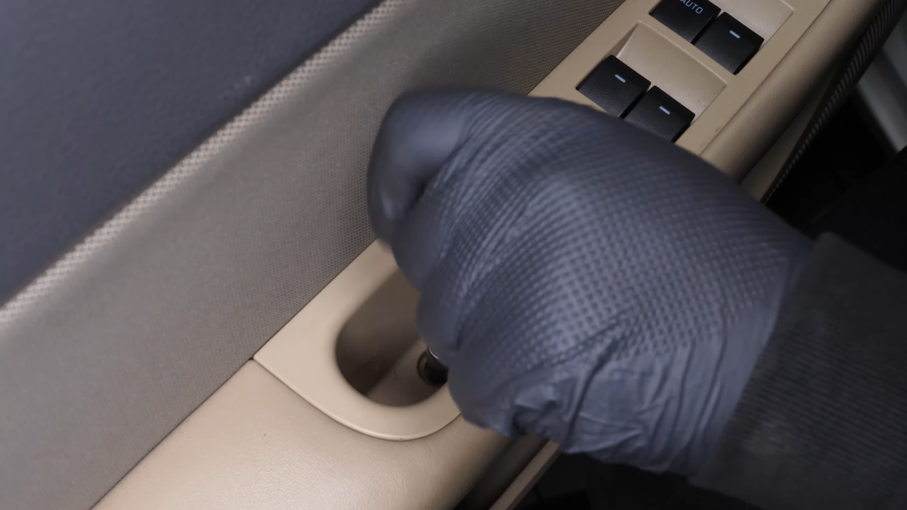 Disconnect the power window controls