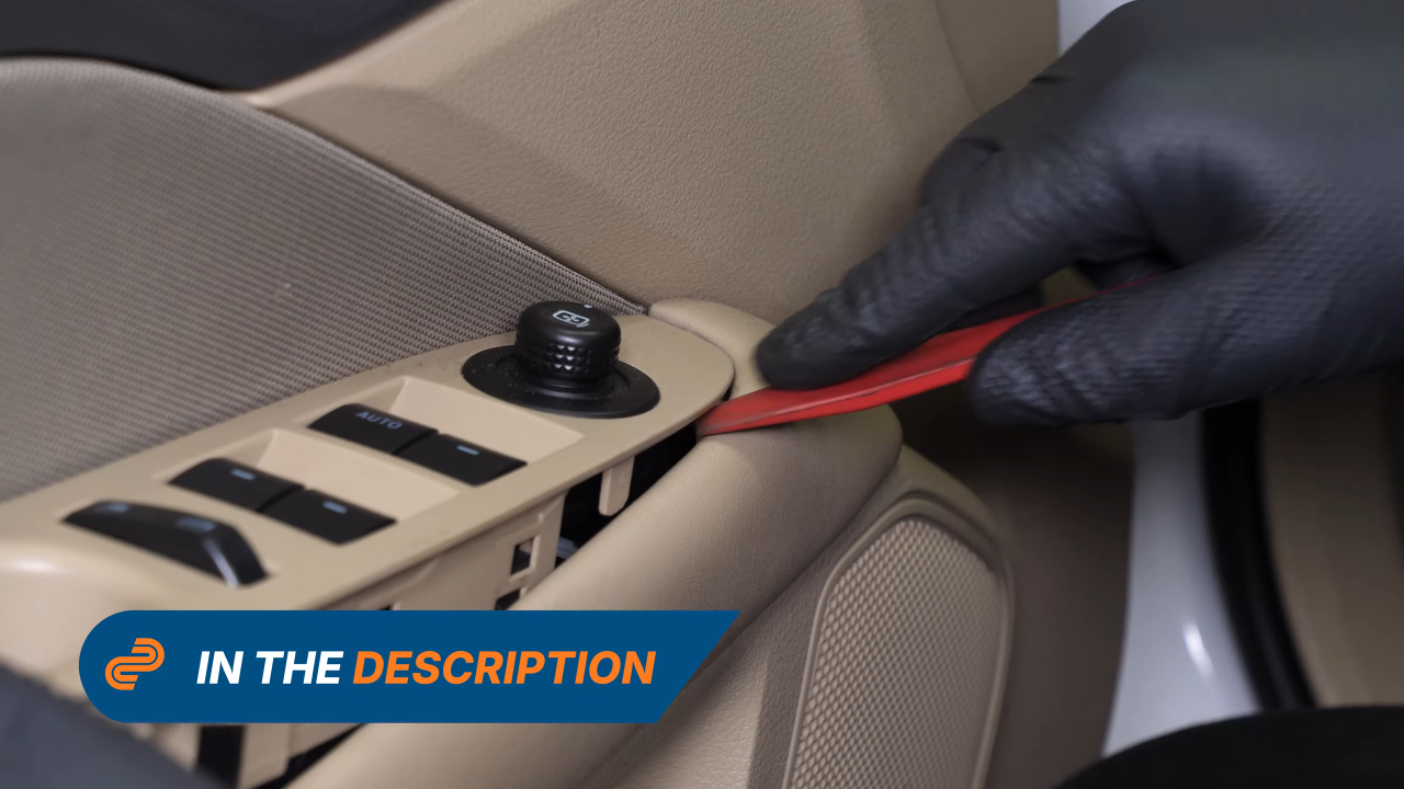 Disconnect the power window controls