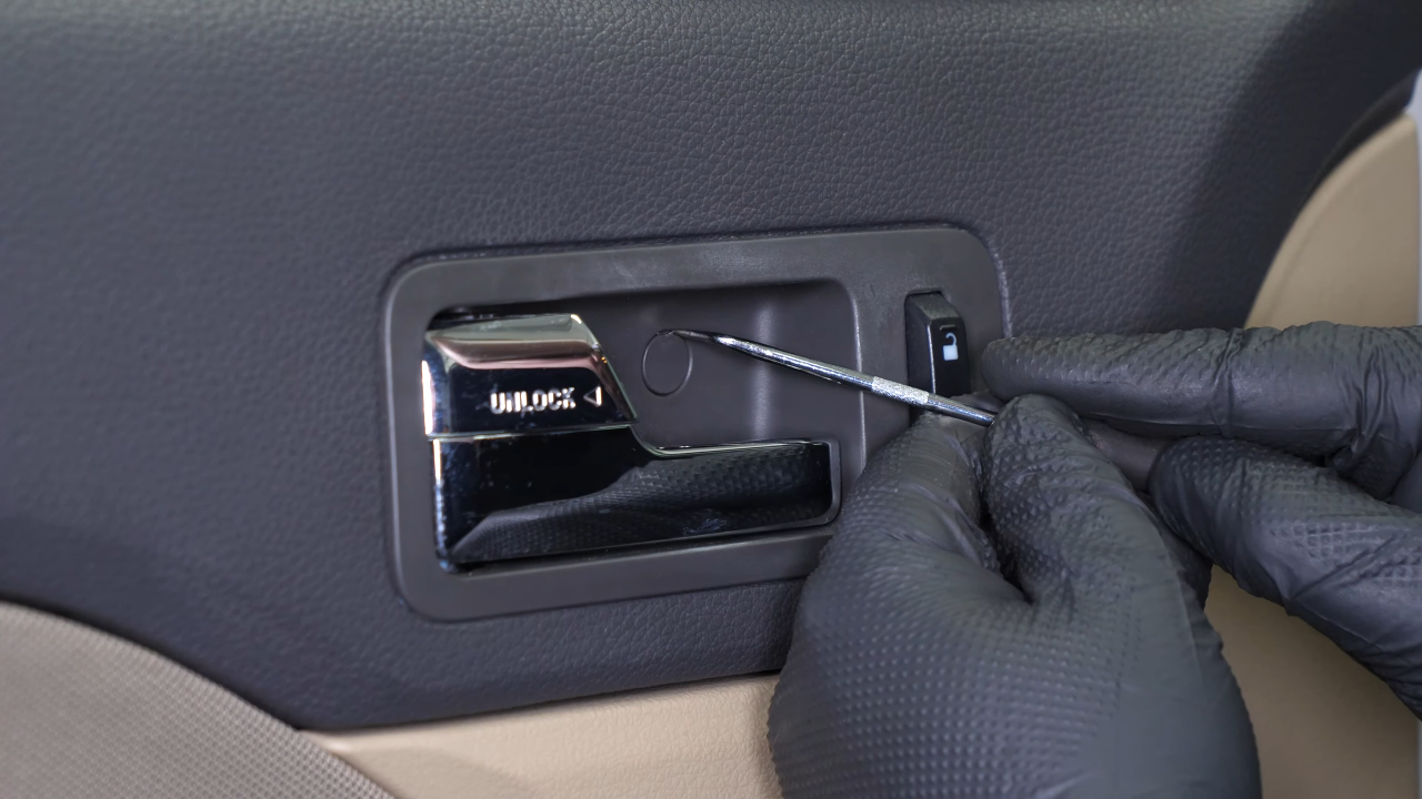 Remove the door trim