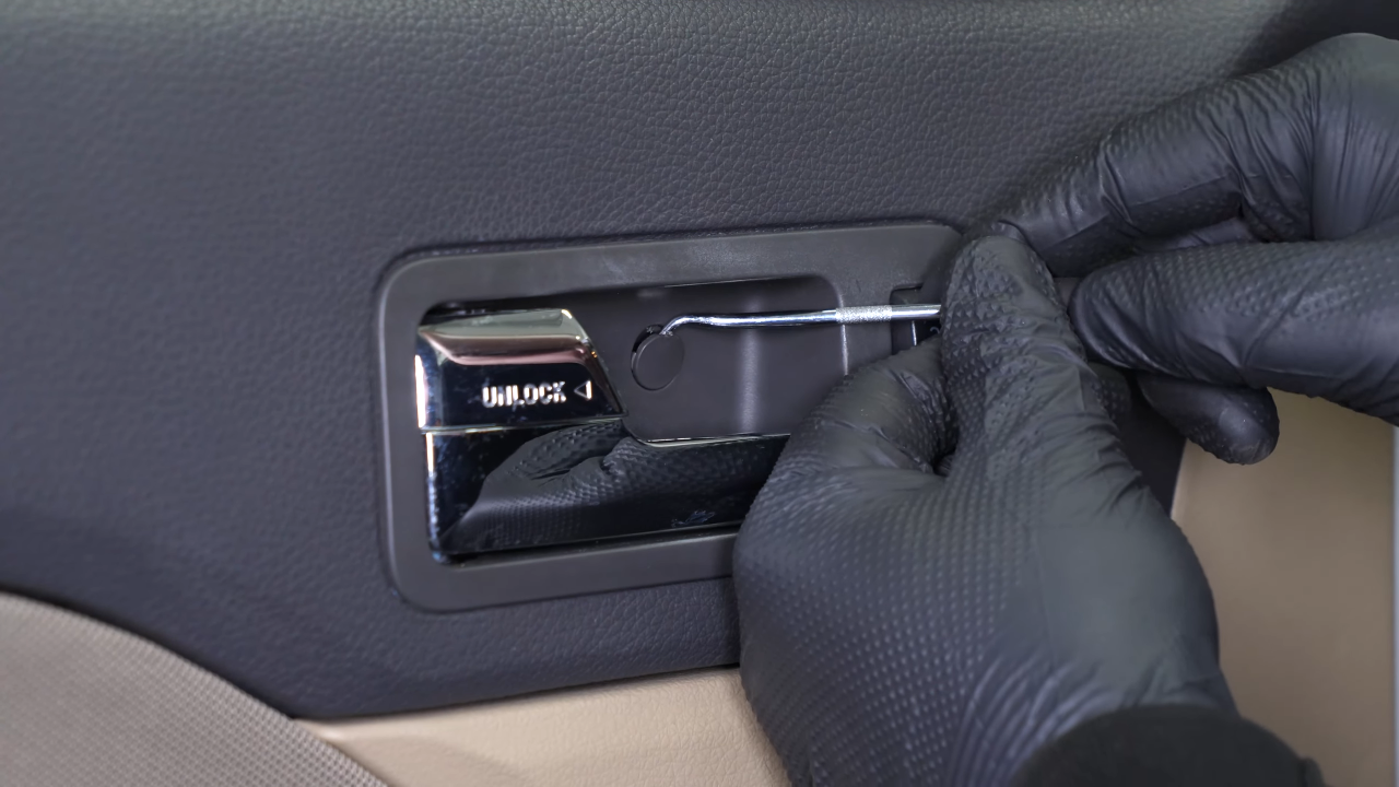 Remove the door trim