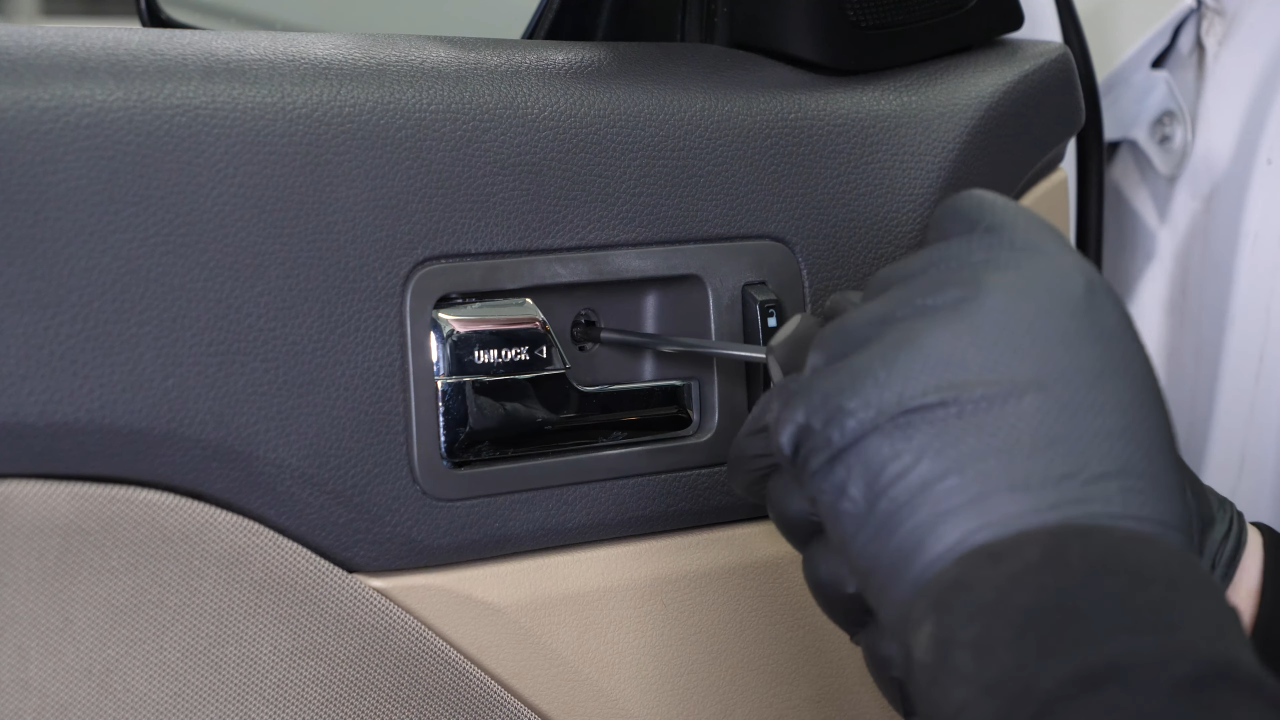 Remove the door trim