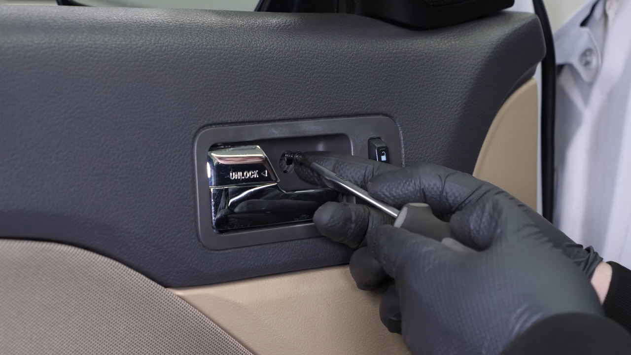 Remove the door trim