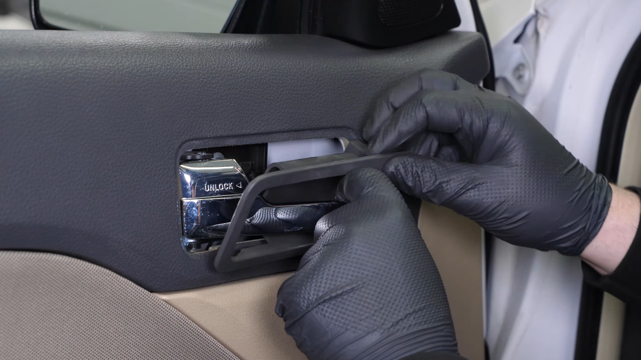 Remove the door trim